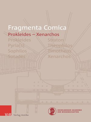 cover image of FrC 16.8 Prokleides--Xenarchos